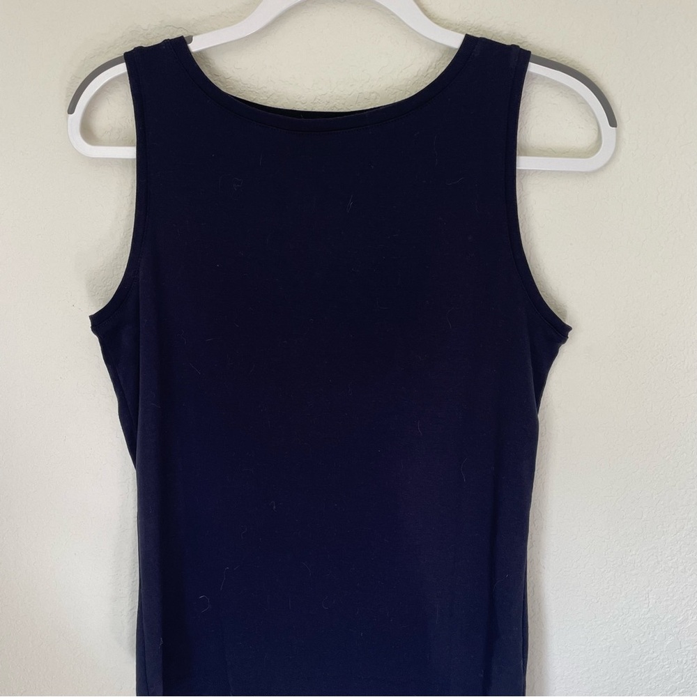 Talbot Classic Black Sleeveless Top, Size Medium